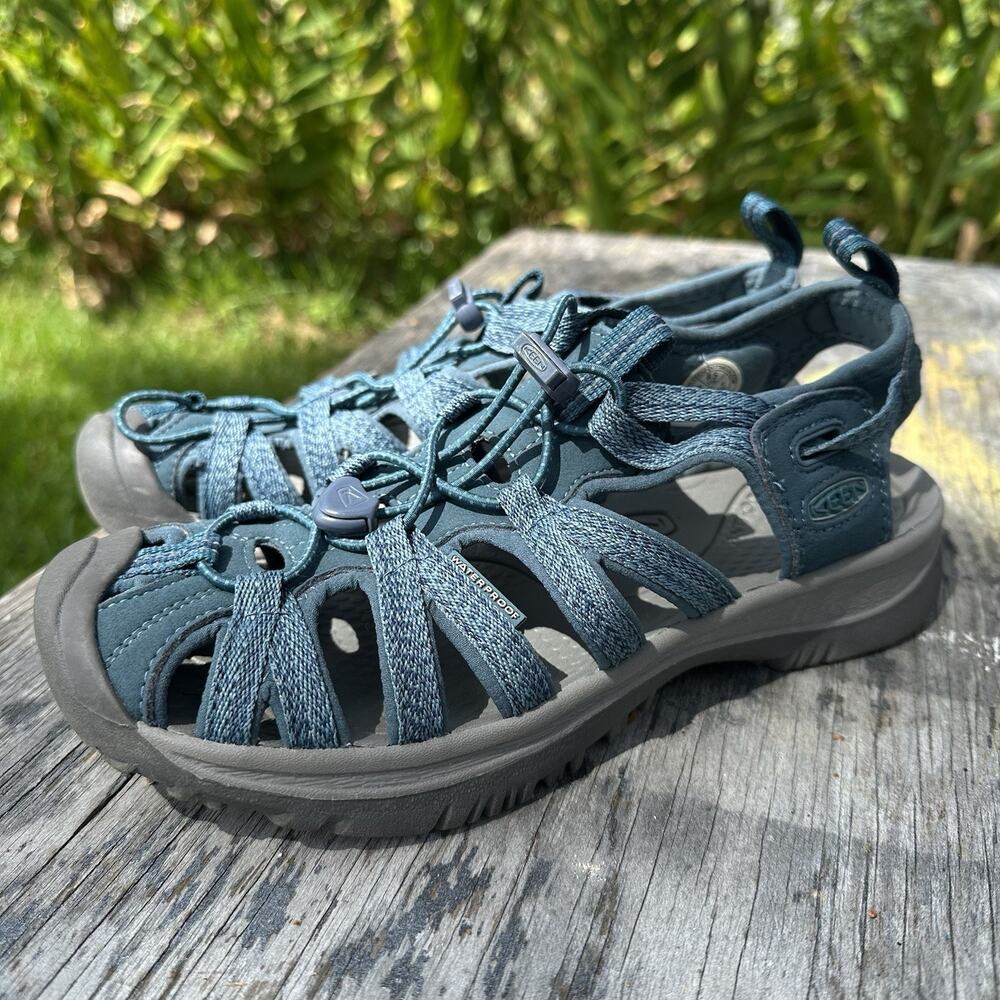 Keen Whisper Smoke Blue Women's 8.5 Water Sandals 850